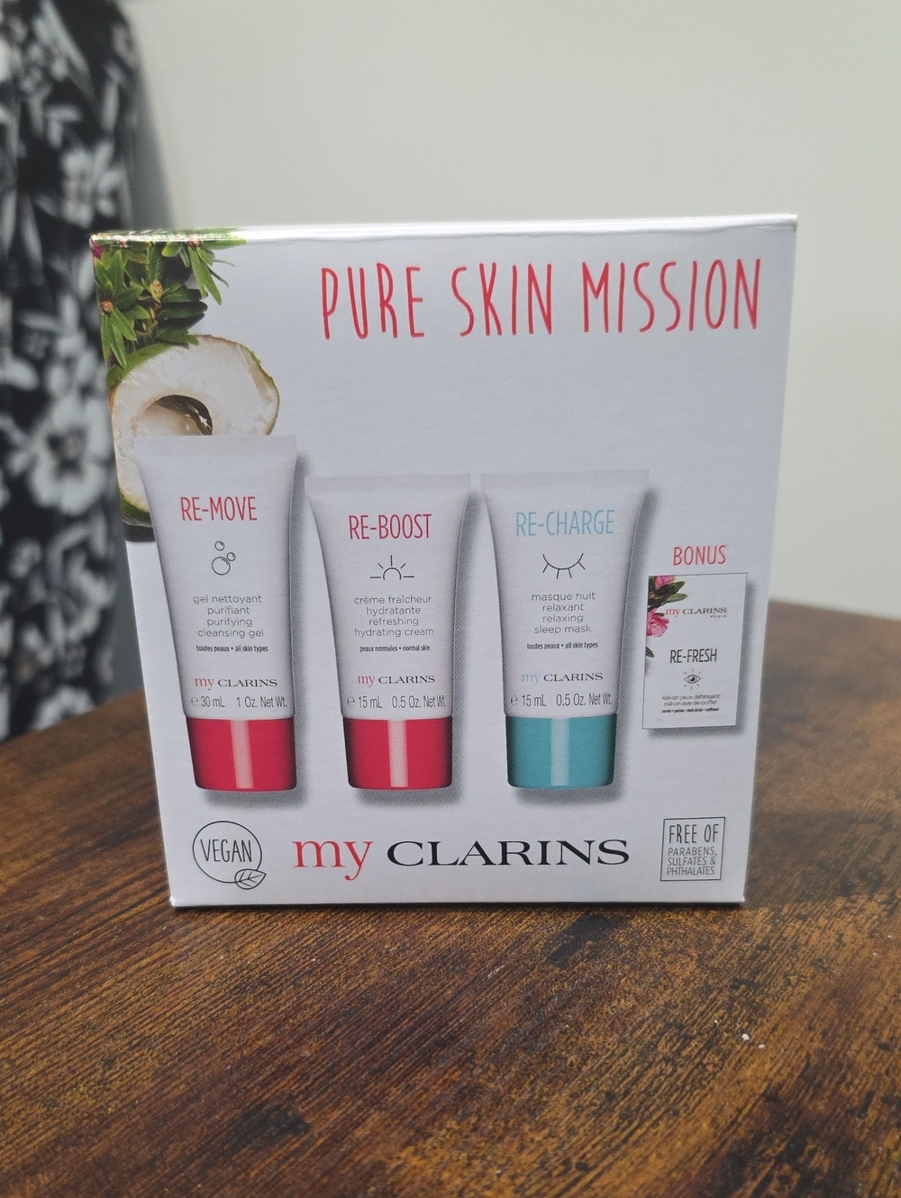 Clarins Pure Skin Mission Skincare Trio